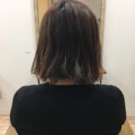 ナチュラルな縮毛矯正とカラーによる補修。