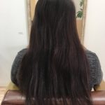 縮毛矯正してる髪にパーマ。