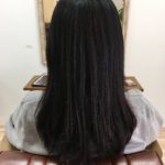 縮毛矯正とパーマ。