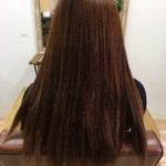 ハイダメージの髪にパーマ。