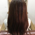 ストレートと質感修正。